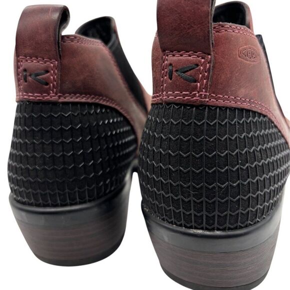KEEN Morrison Chelsea Boot 36 6 Heeled Ankle Bootie Cinnamon Red - Picture 8 of 10
